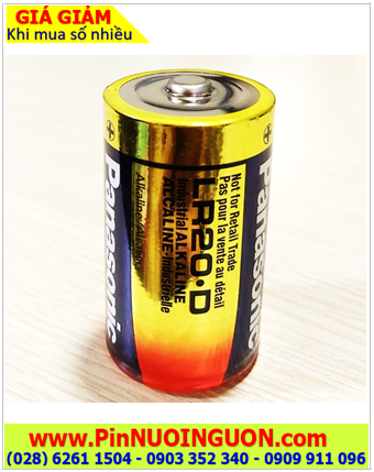 Panasonic LR20.D XWA; Pin nuôi nguồn Panasonic LR20.D XWA Alkaline 1.5v _Xuất xứ Bỉ (Made in Belgium)